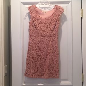Dusty rose pink dress